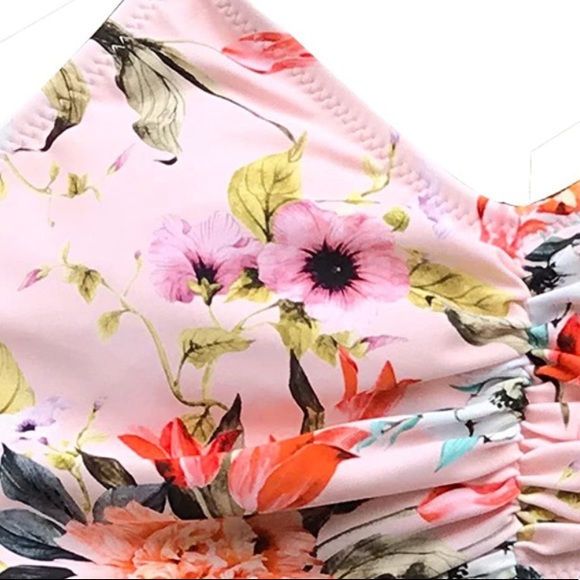 Floral Striped Bikini - Picture 5 of 6